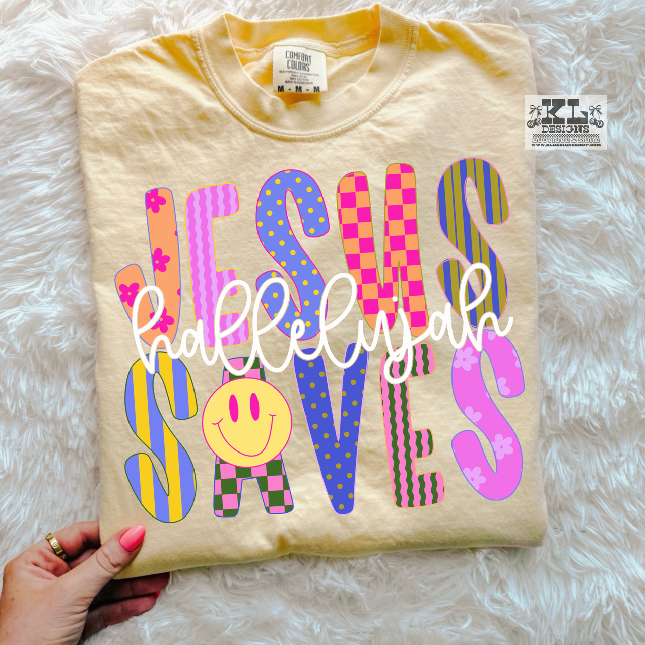 Retro Jesus Saves Hallelujah