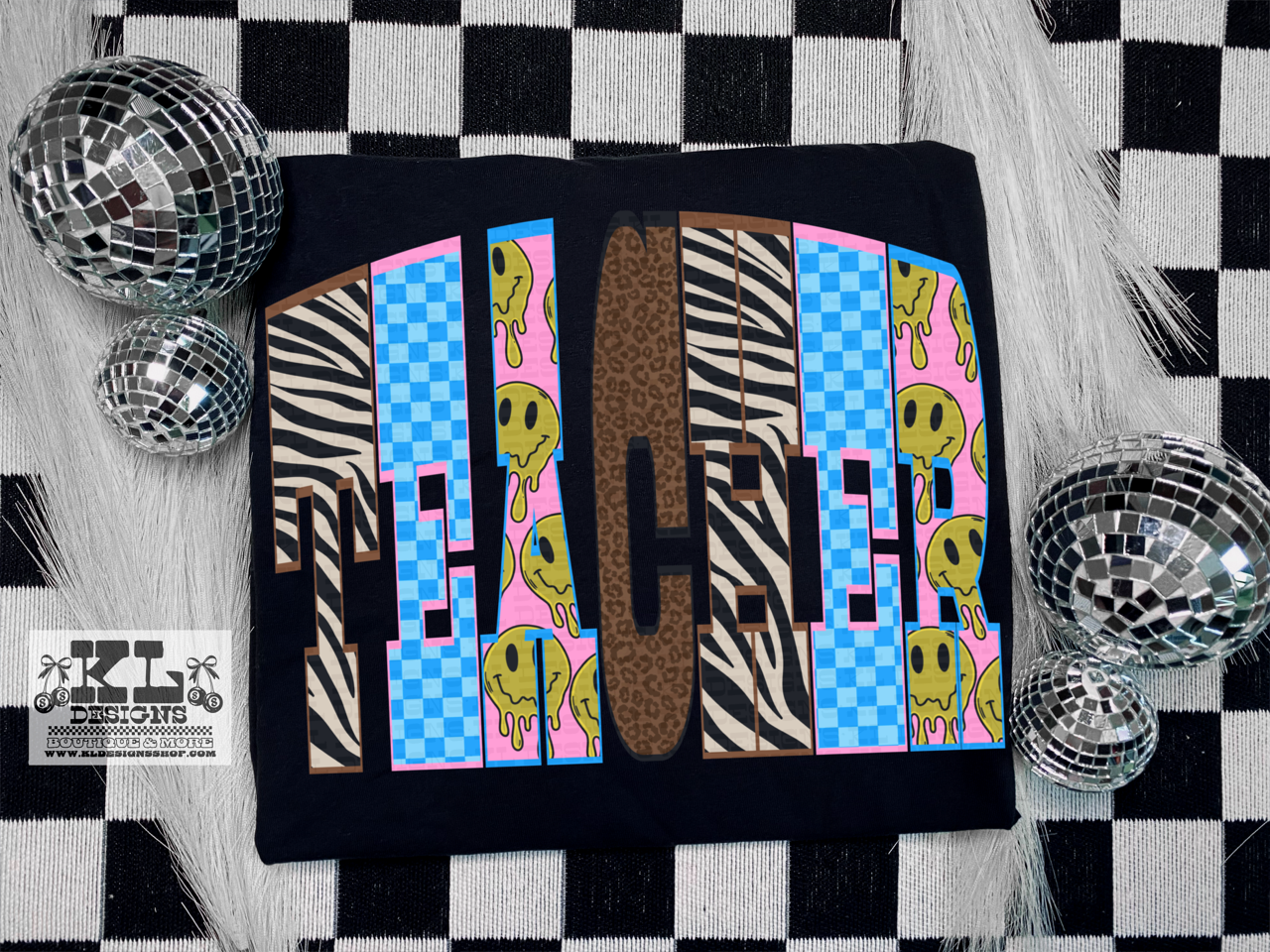 Zebra & Retro Pattern Teacher