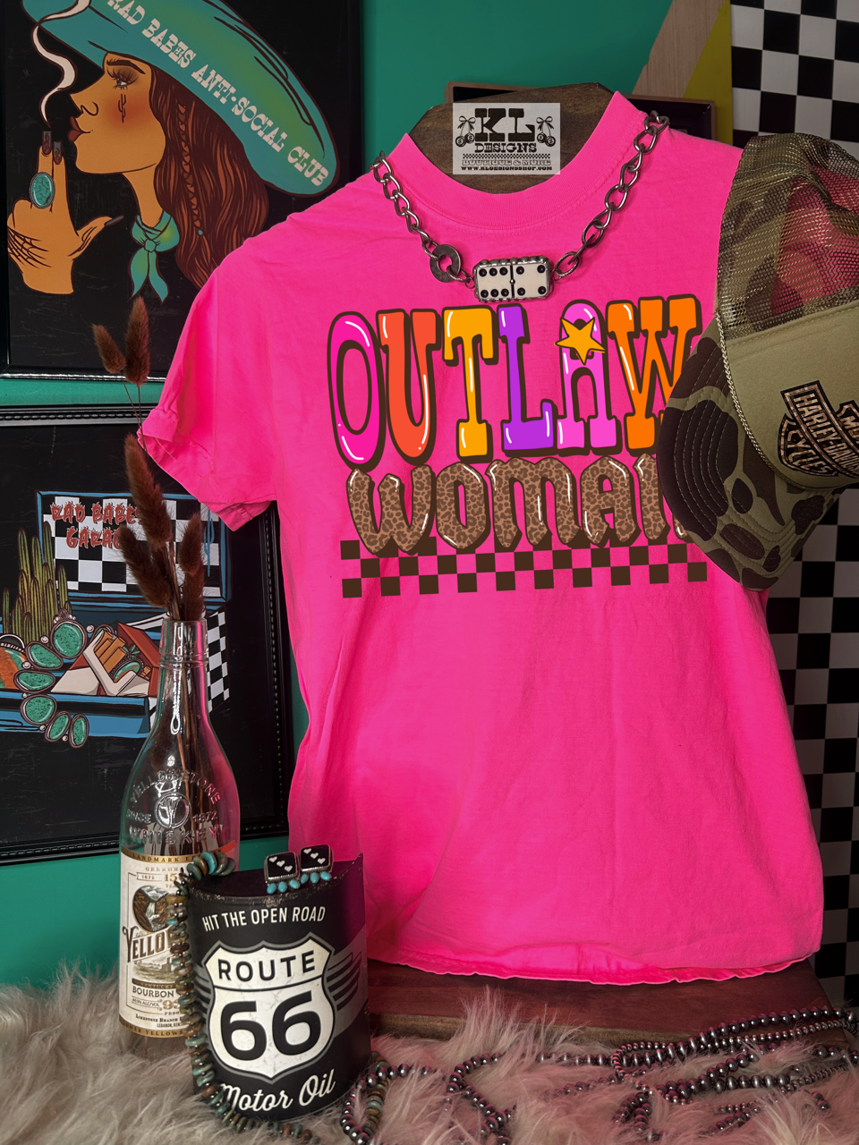 Colorful Out law Leopard Women