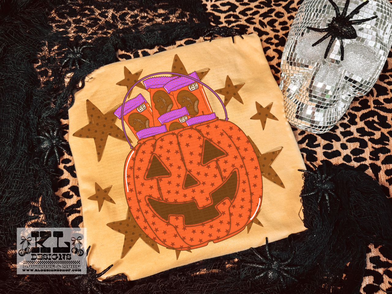 Chocolate Pumpkins & Stars Bucket