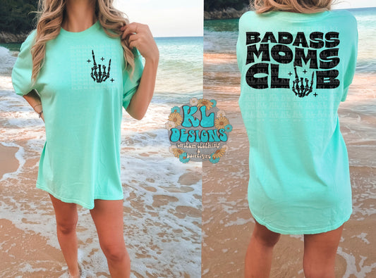 Badass Moms Front/Back Tee