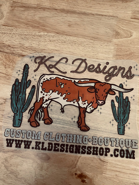 KL Designs Logo - (you pick the print/i pick the tee color)