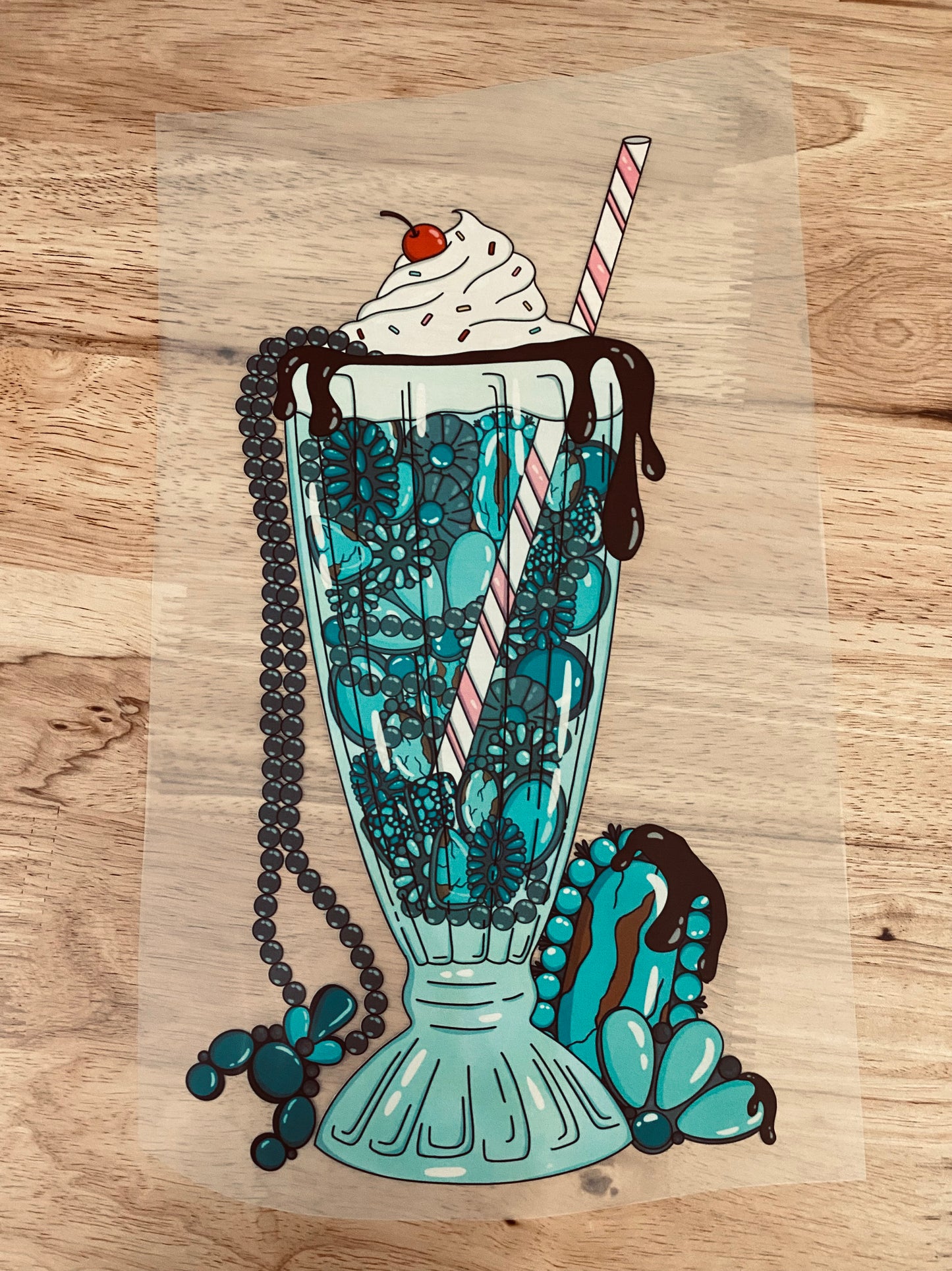 Western Milkshake - (you pick the print/i pick the tee color)