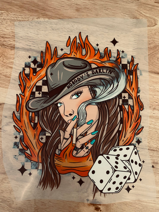 Darlin Cowgirl (you pick the print/i pick the tee color)