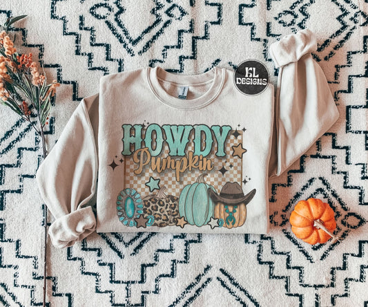 Western Howdy Pumpkin