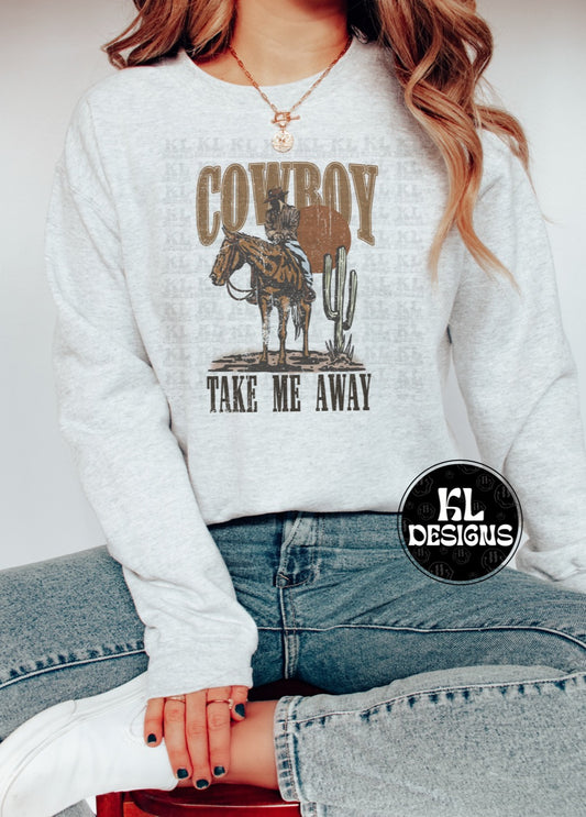 Vintage Take Me Cowboy