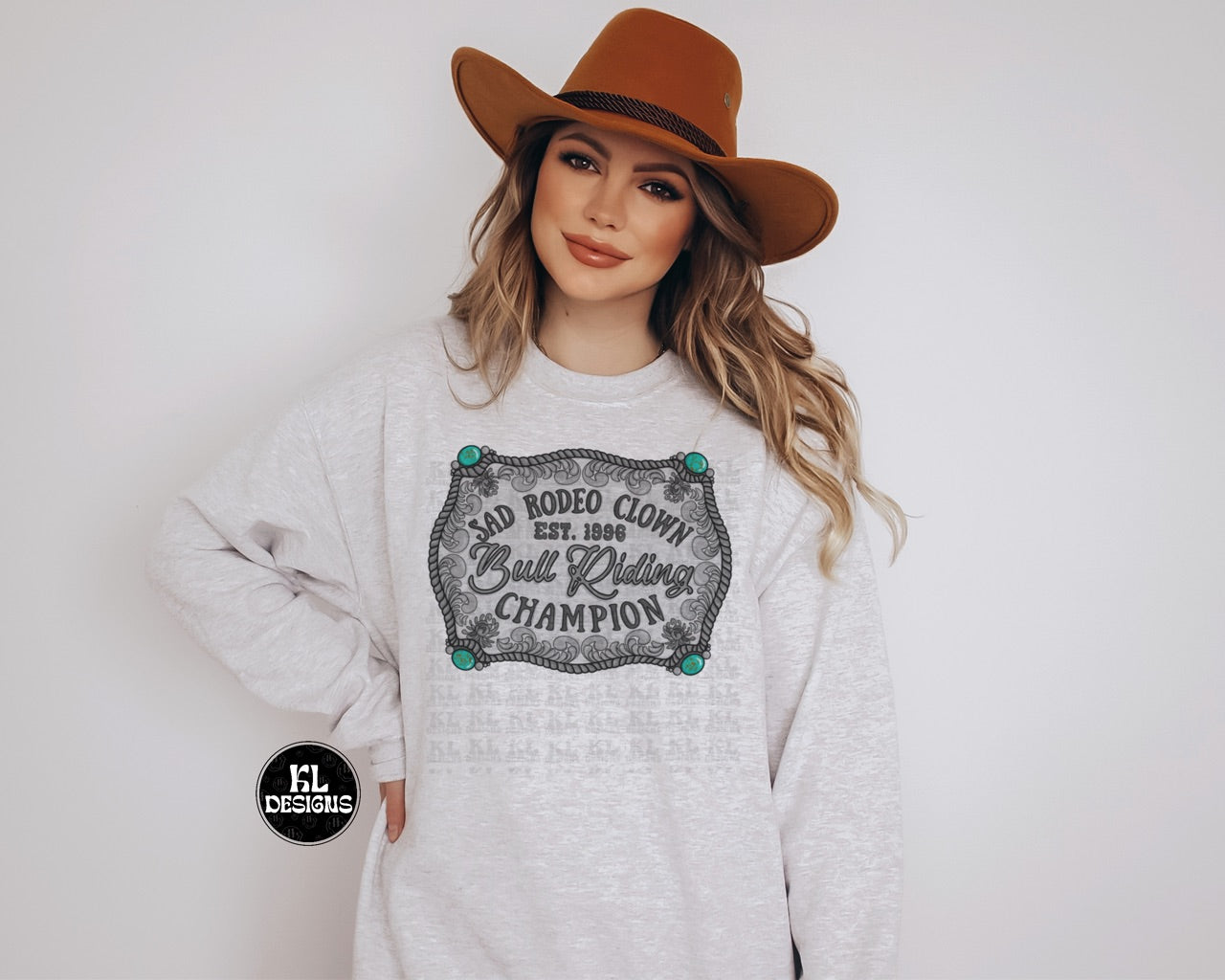 Sad Rodeo Clown Bull Riding Champion – KL Designs