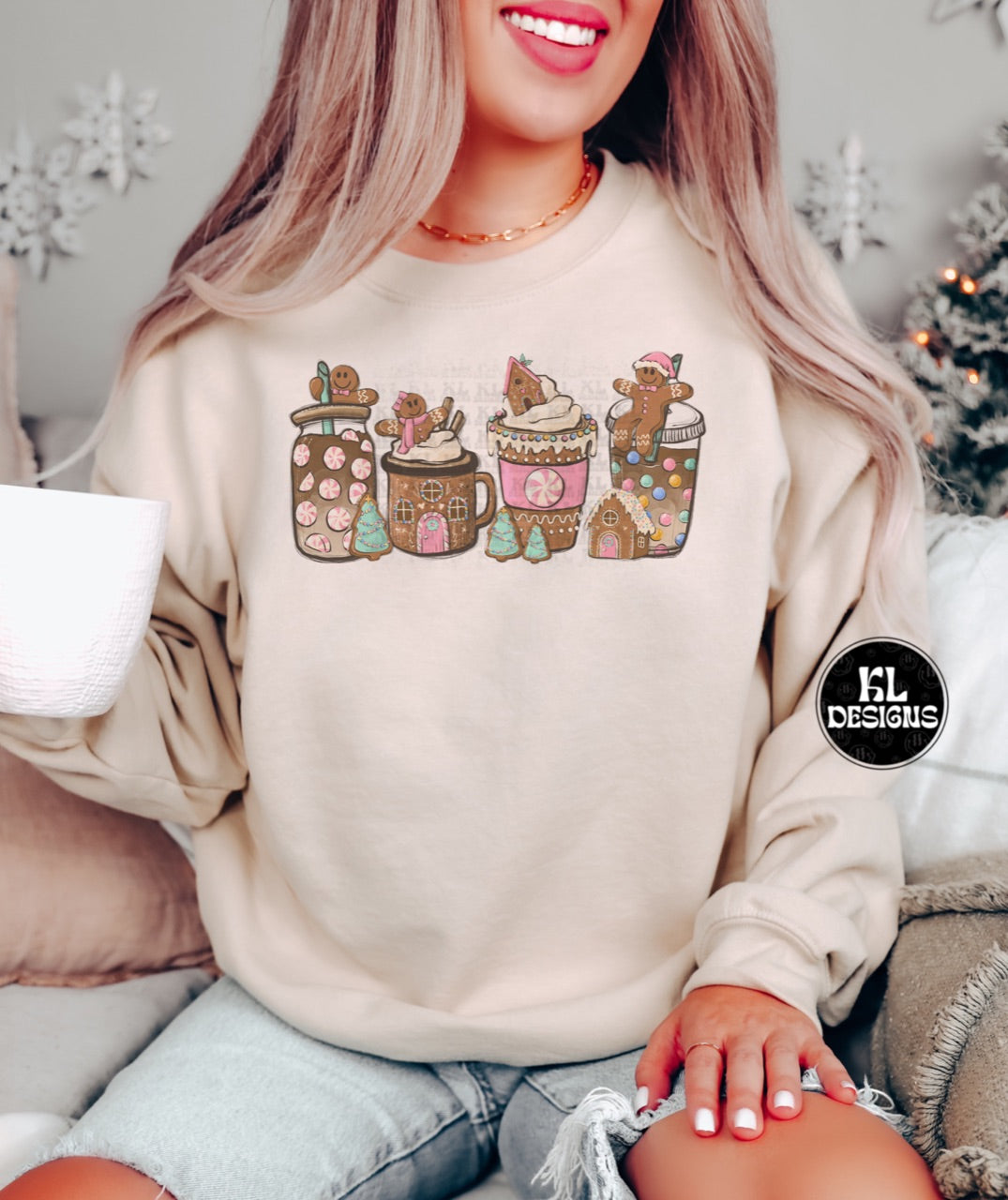 Girly Gingerbread Coffees