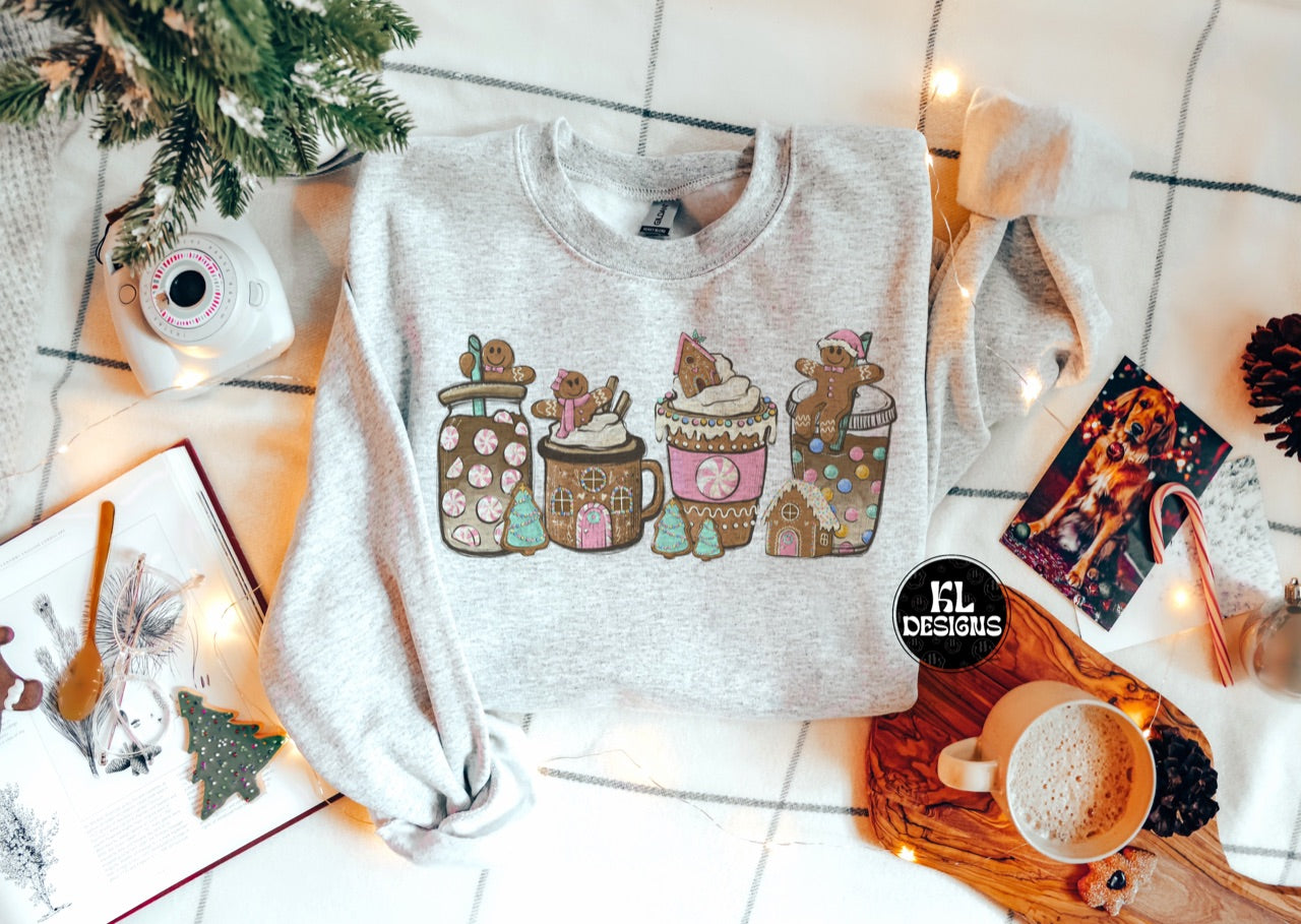 Girly Gingerbread Coffees