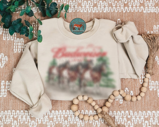 Have A Very Merry Christmas Horses