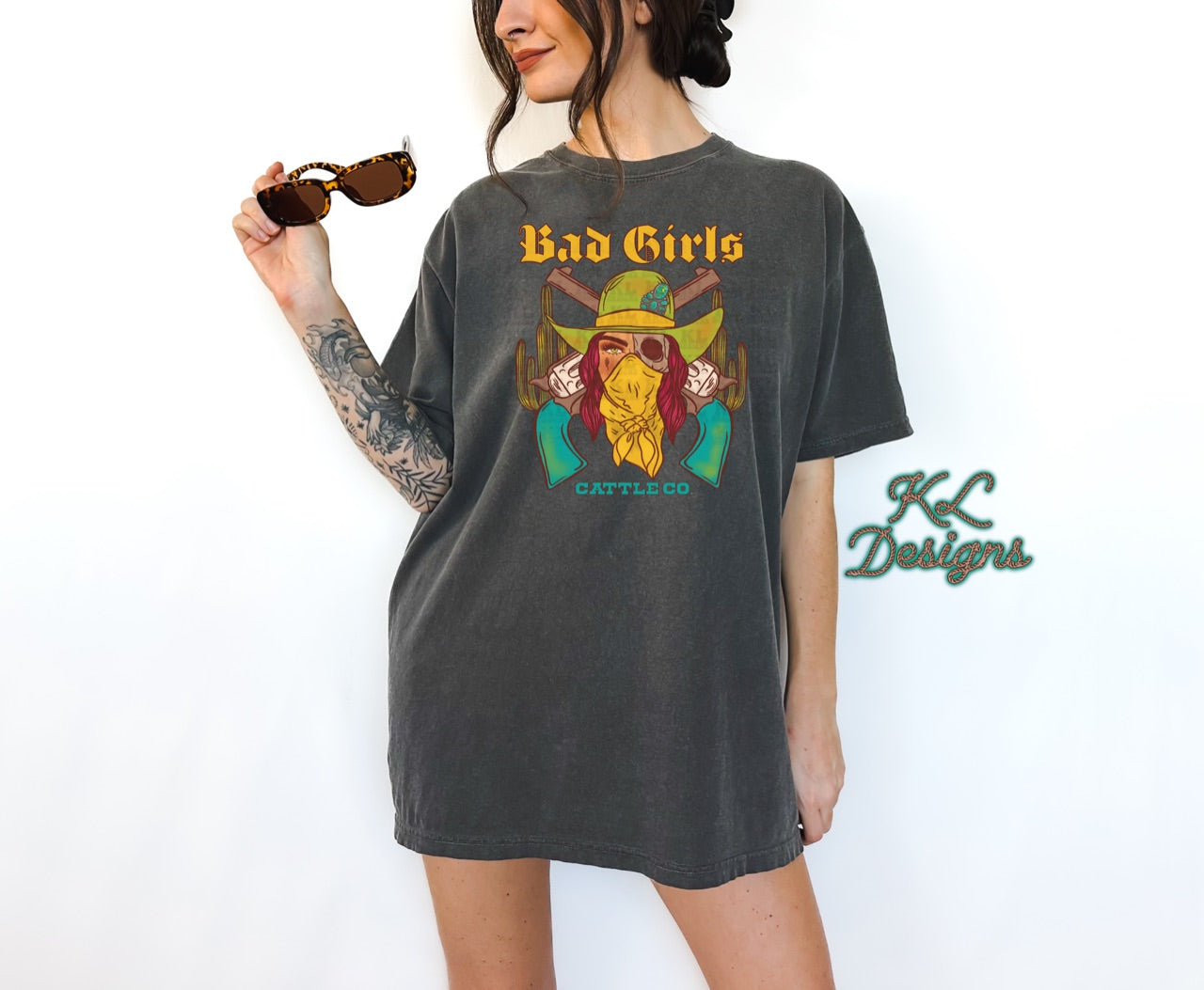 Bad Girls Cattle Co - Comfort Colors - KLD Exclusive – KL Designs