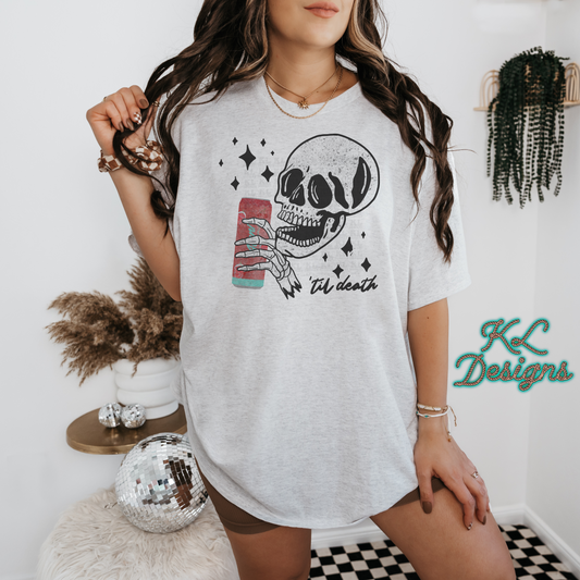 Till Death Cherry Drink Skull