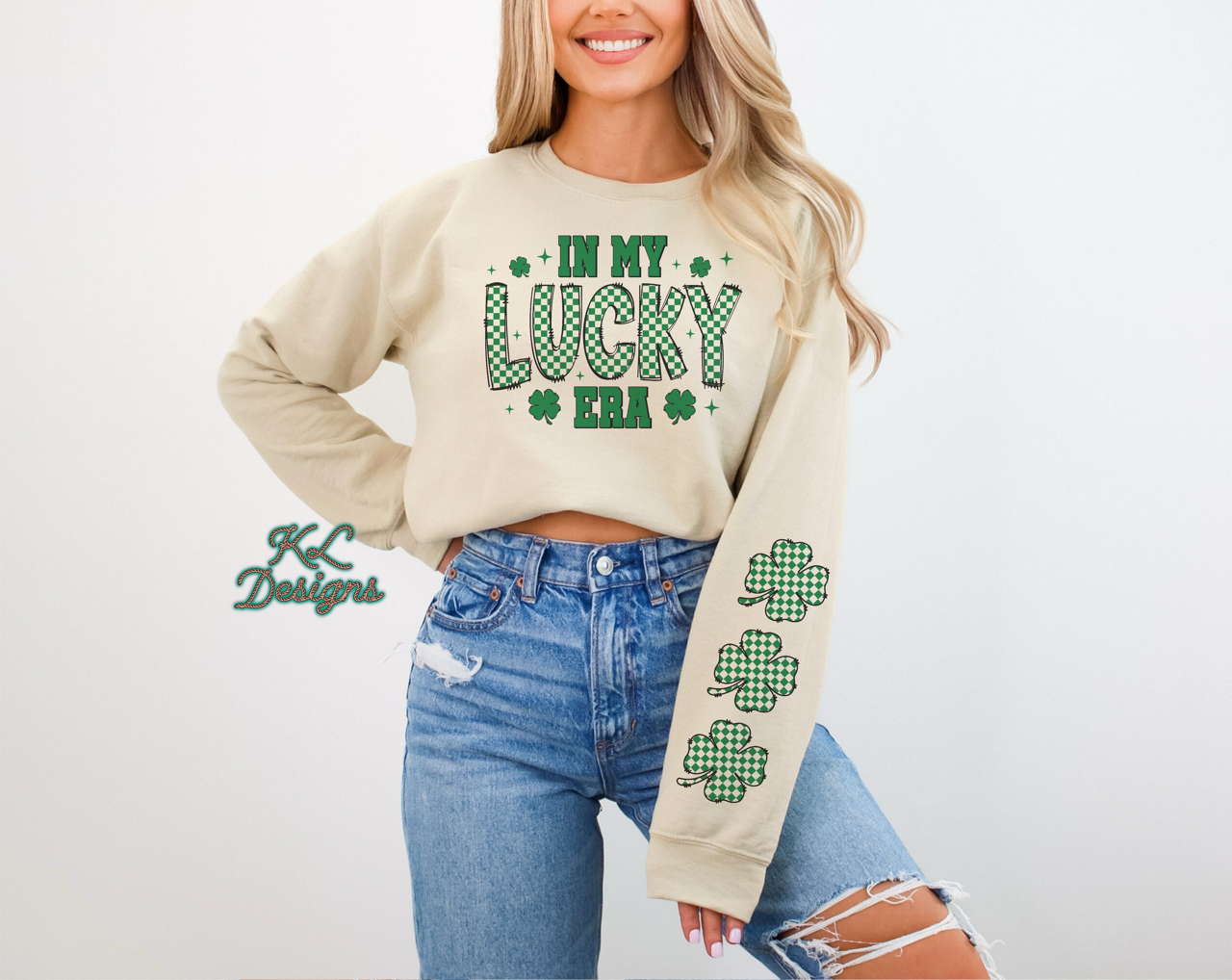 In My Lucky Era Sweatshirt + Sleeve Designs