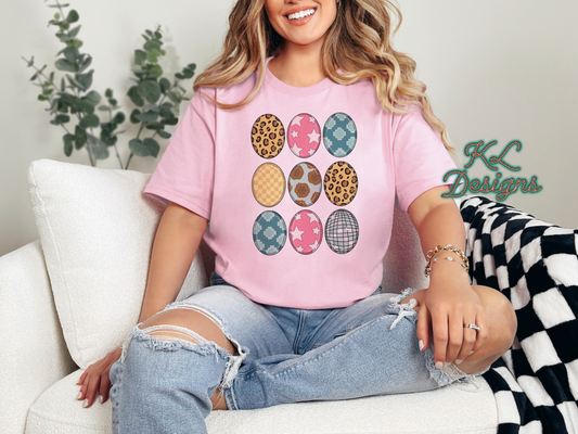 Western Printed Easter Eggs