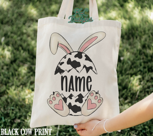 Personalized Easter Canvas Bag