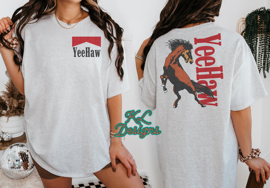 Yeehaw Horse - Front&Back