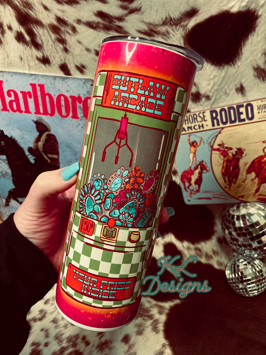 Outlaw Arcade Tumbler - 20oz