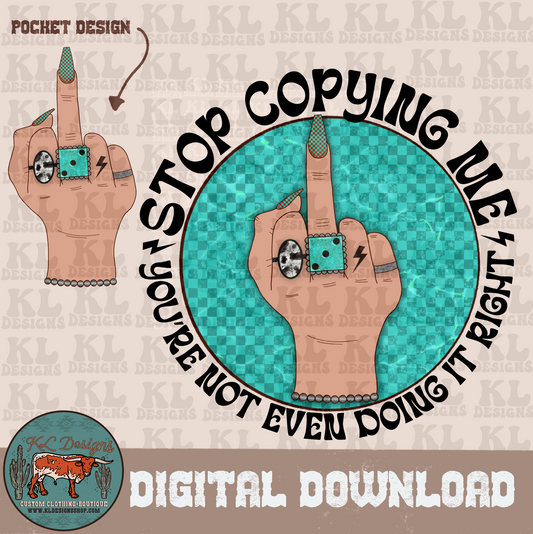 You’re Not Even Doing It Right / with pocket design - Digital Download