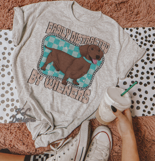 Easily Distracted Dachshund - sublimation