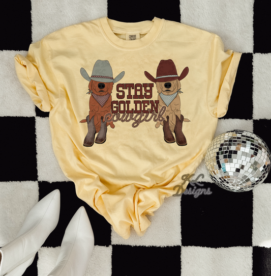 Golden Cowgirl Dogs - (preorder)