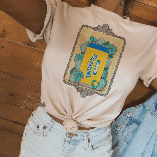 Western Turquoise T T Can