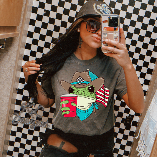 Patriotic Cup Frog (preorder)