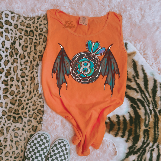 A Little Batty 8 Ball Tank - (preorder)