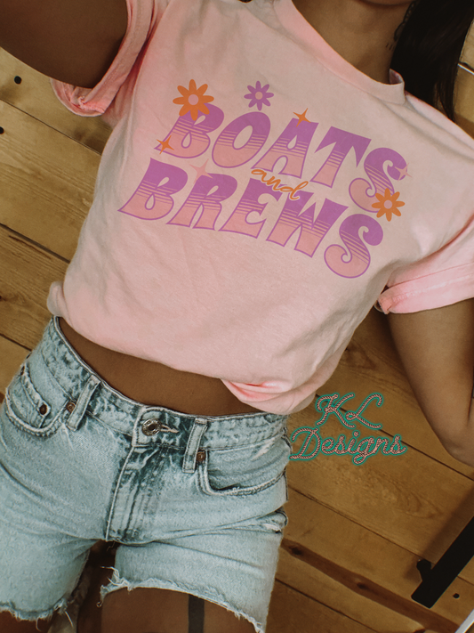 Boats & Brews Retro (sublimation)