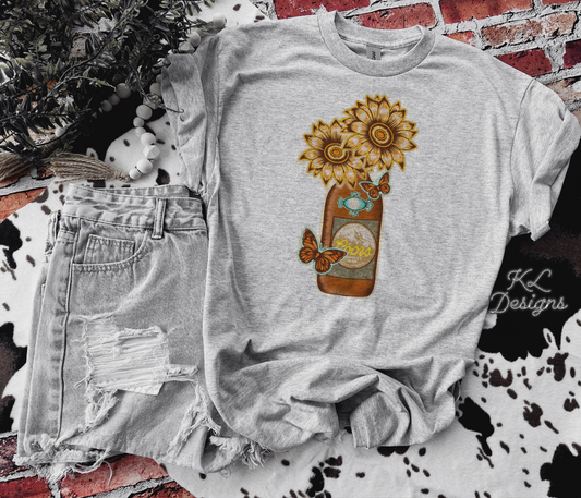Boho Sunflower Beer (sublimation)