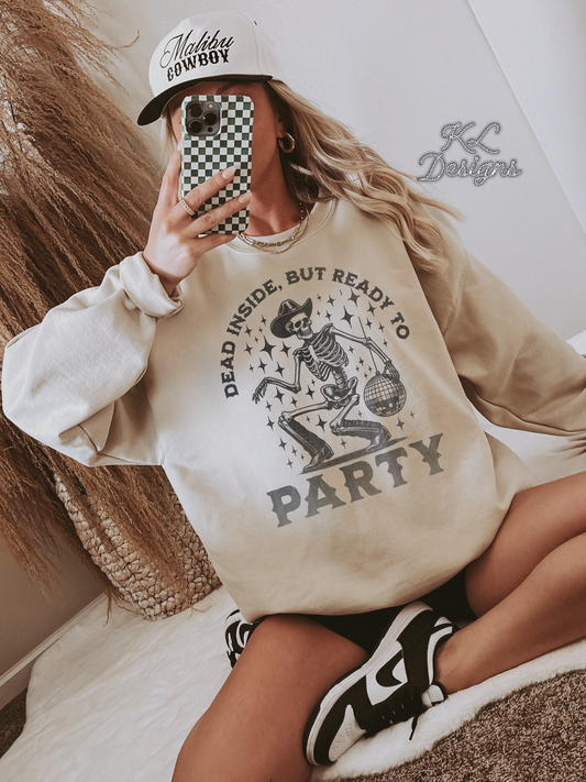 Ready To Party Skeleton (sublimation)
