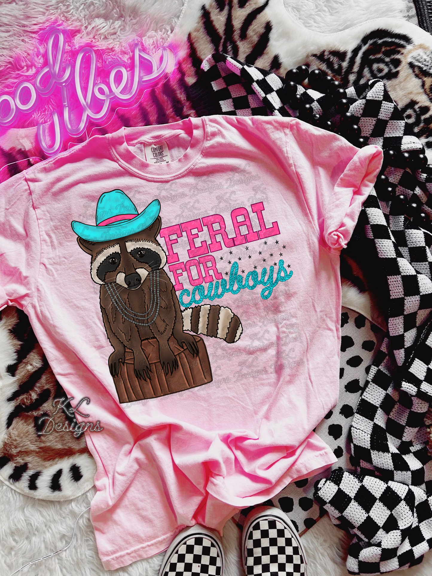 Feral For Cowboys (Pink/Blue) - Digital Download