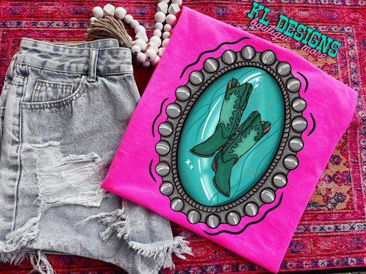 Turquoise Boots Stone (preorder)