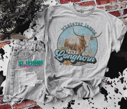 Blue Lassos Your Longhorn (sublimation)