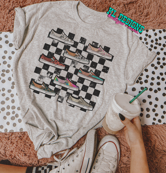 Grunge Shoe Collage (sublimation)