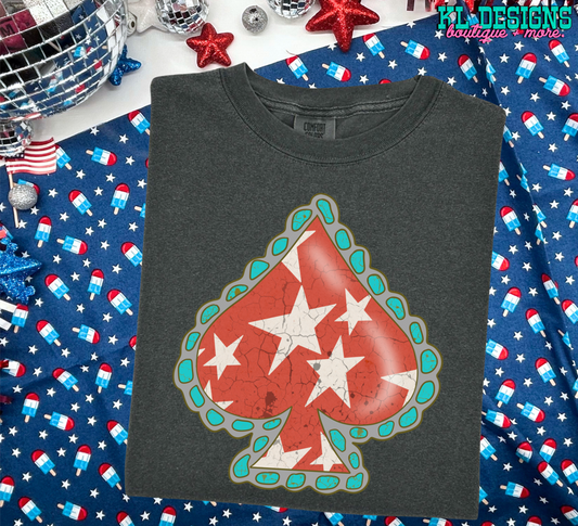 Starry Turquoise Spade