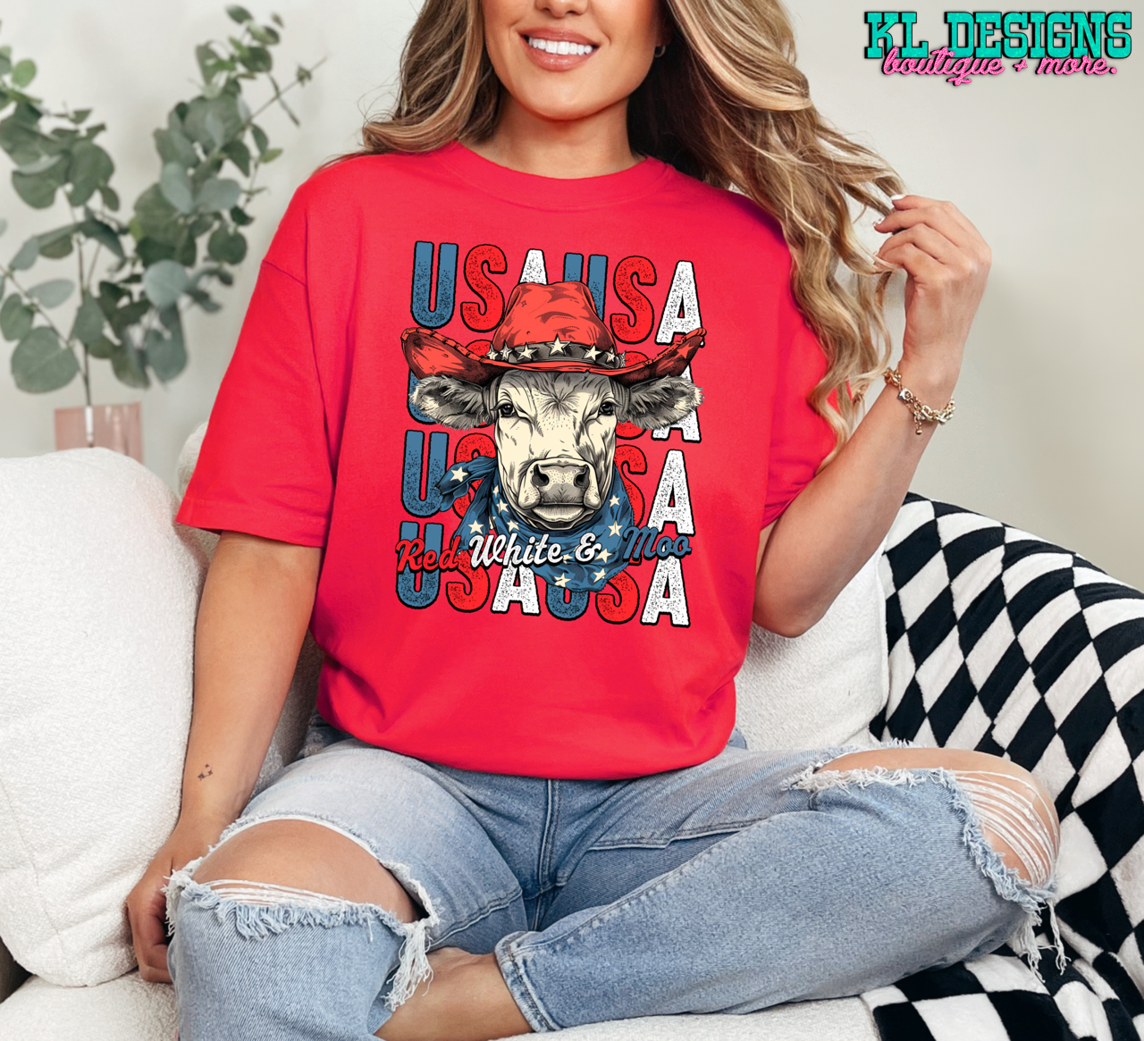 USA cowboy cow