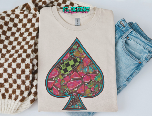 Stone’d Turquoise Spade (sublimation)
