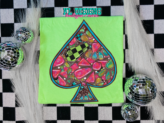 Stone’d Turquoise Spade (preorder)