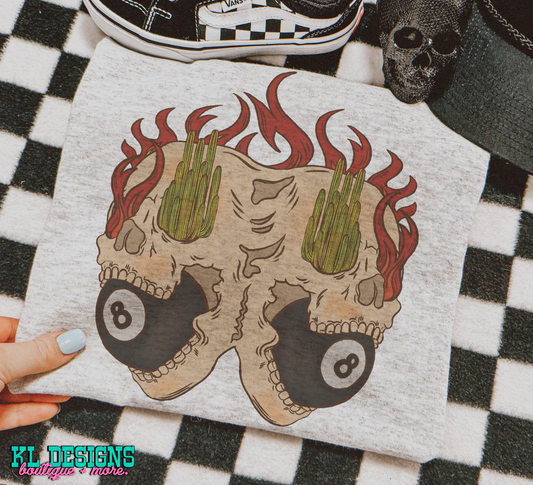 8 Ball Skellie Twins (sublimation)