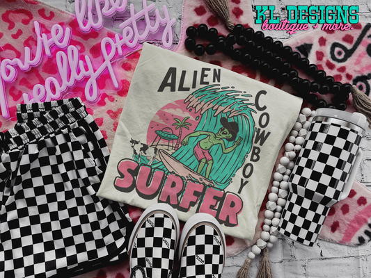 Alien Cowboy Surfer (sublimation)