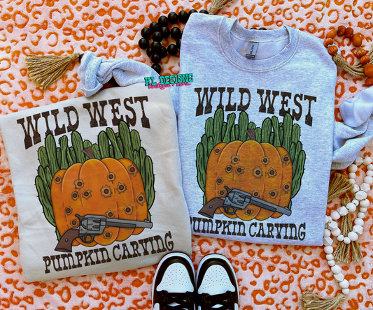 Wild West Pumpkin Carving (sublimation)