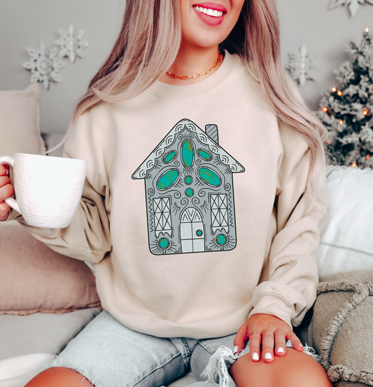 Western Gingerbread House Jewel