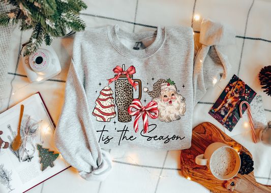 Tis The Season Vintage Cup Santa