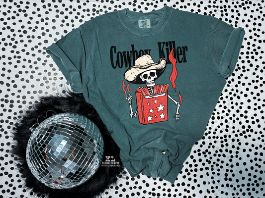 Retro Killer Carton Cowboy