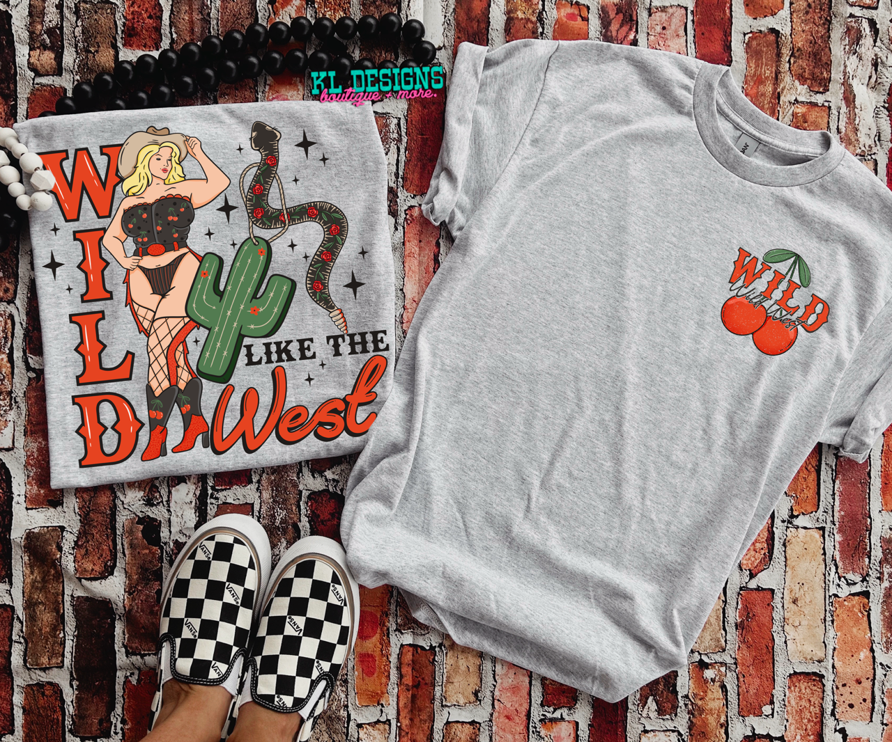 Wild Like The West Grunge Cowgirl (front&back)