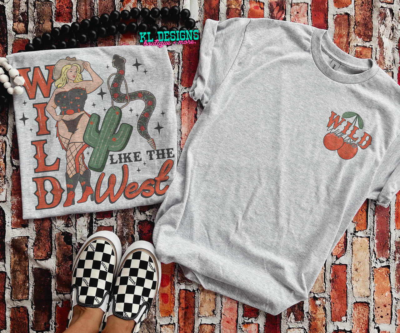 Wild Like The West Grunge Cowgirl (front&back)