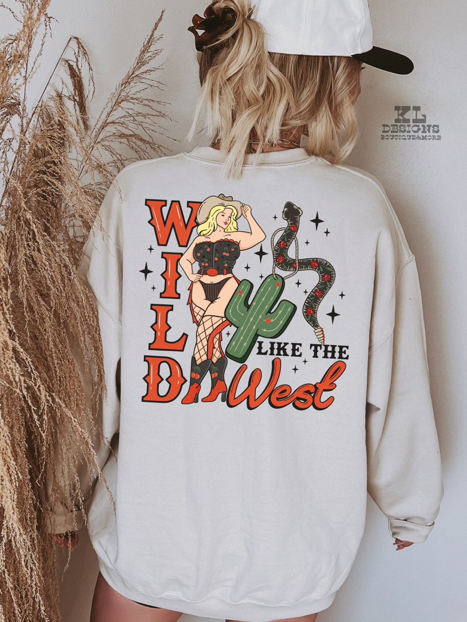 Wild Like The West Grunge Cowgirl (front&back)