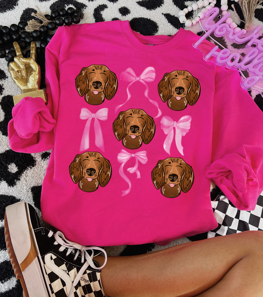 Dachshund Bow Collage