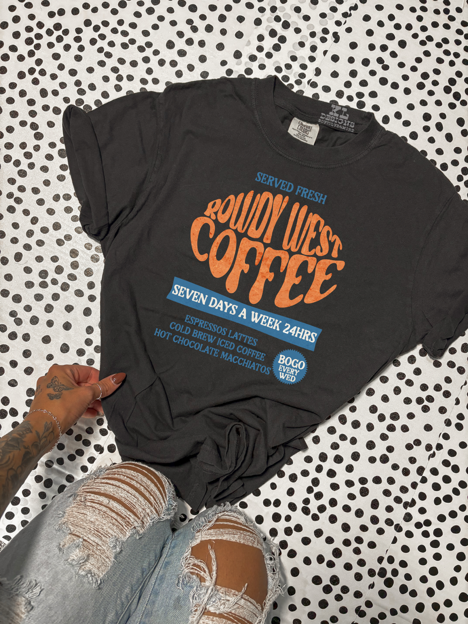 Rowdy West Coffee Menu