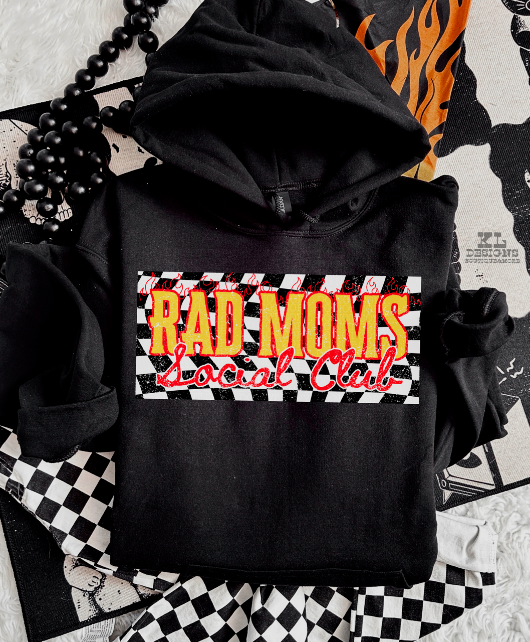 Edgy Checkered Rad Moms